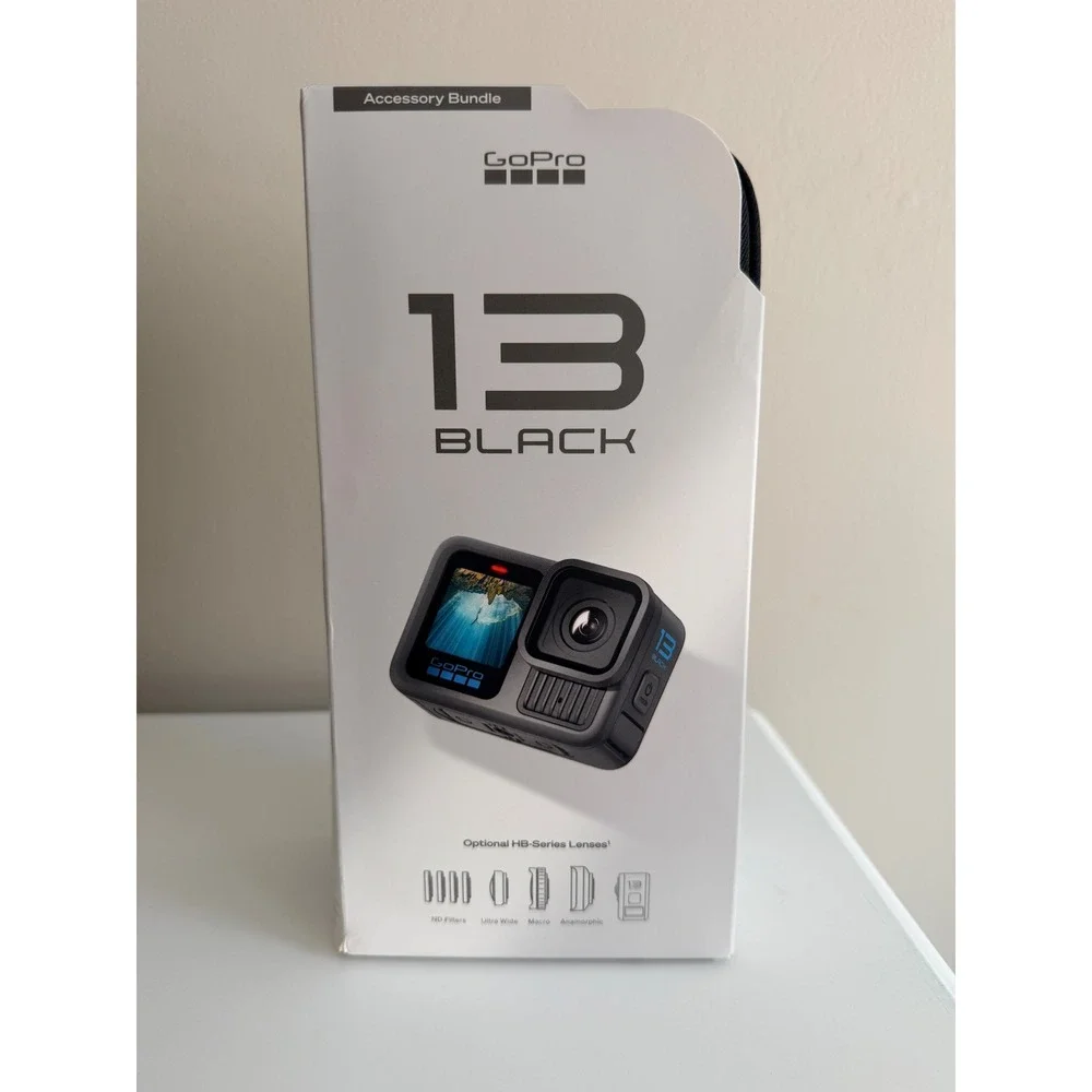 GoPro HERO13 Black Action Camera Bundle Unisex OS Black 5.3K Video NWT
